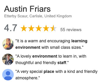 Austin Friars Google User Reviews